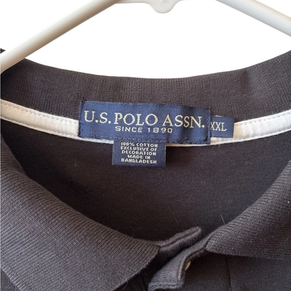 U.S. Polo Assn. Black Polo Shirt Ralph Lauren - Picture 2 of 7